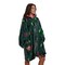 Wicked Part 1 Witch Hats & Glinda Seal All-Over Print Adult Green Long Sleeve Hooded Blanket